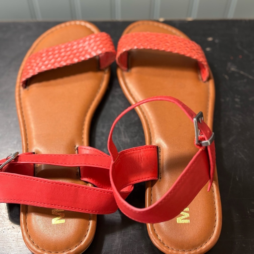 Mia Red Brown Calista Sandal Size 10 - Picture 6 of 7